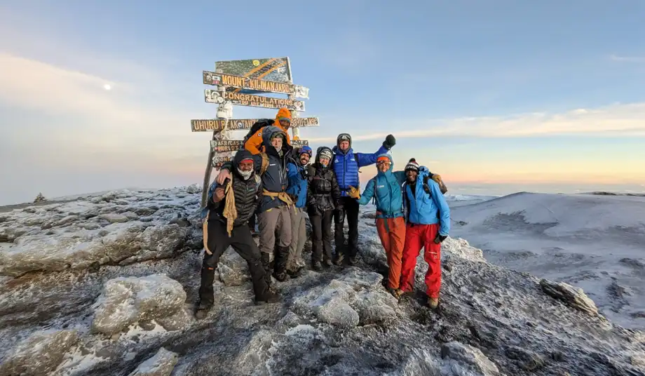 Kilimanjaro climbing Summit on kilimanjaro